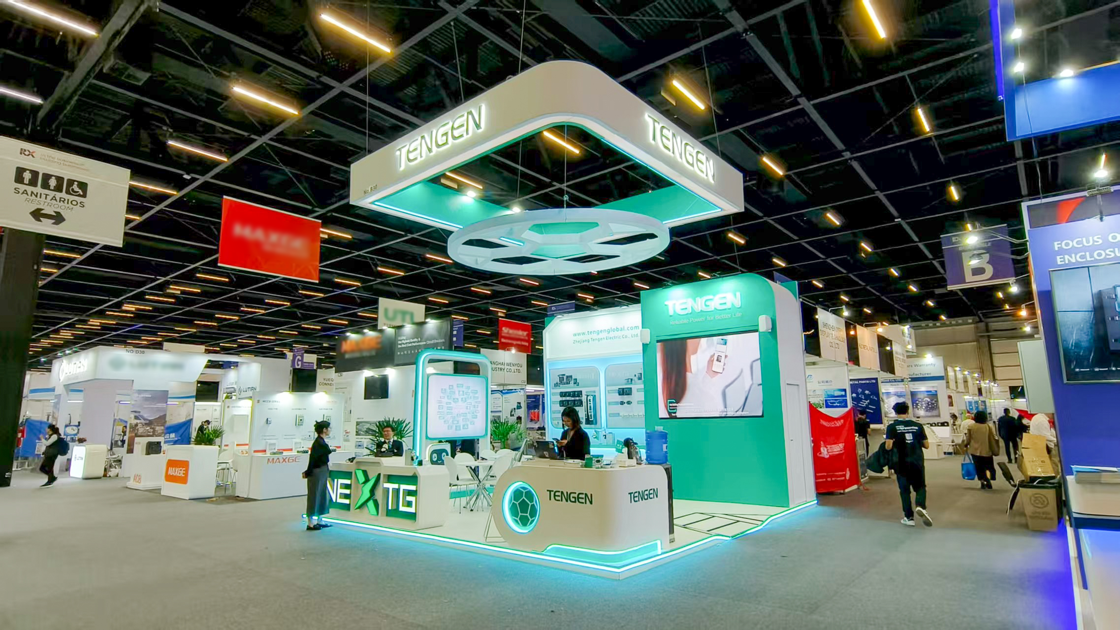 闪耀拉美丨ng28电子游戏官网入口亮相FIEE巴西国际电力展